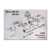 Produkt: SCHEMAT SILNIKA MZ ETZ 250,251 org DDR